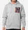 Nike Sportswear Club Essential Full Zip Hoodie Dark Grey Heather