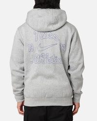 Nike Sportswear Club Essential Full Zip Hoodie Dark Grey Heather