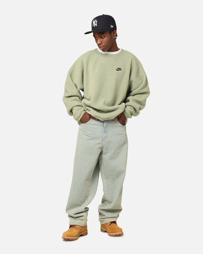 Nike Sherpa Winter Crewneck Oil Green/Black
