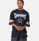 Majestic Athletic Dallas Cowboys Vintage Sport Striped Sleeve T-Shirt Navy