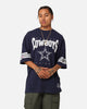 Majestic Athletic Dallas Cowboys Vintage Sport Striped Sleeve T-Shirt Navy