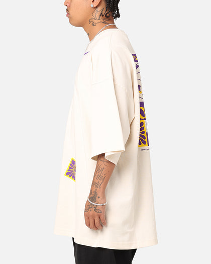 Nike Los Angeles Lakers NBA Courtside Oversized T-Shirt Pure