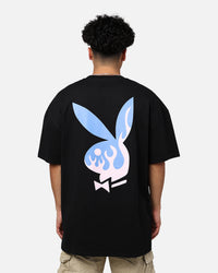 Playboy By Culture Kings Lit Bunny T-Shirt Black