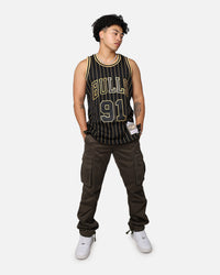 Mitchell & Ness Chicago Bulls Dennis Rodman '97-98 Swingman Jersey Black/Gold