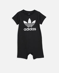 Adidas Infants' Jumpsuit and Beanie Gift Set Black