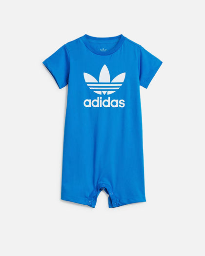 Adidas Infants' Jumpsuit and Beanie Gift Set Bluebird