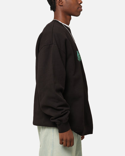 Stüssy Race Car Fleece Crewneck Pigment Black