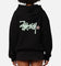 Stussy Graffiti LCB Full Zip Hoodie Pigment Black