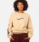Mitchell & Ness Women's Los Angeles Raiders Dazed Cropped Crewneck Warm Sand