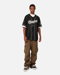 Playboy Bunny Baseball Jersey Black