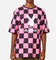 Playboy Checkered Soccer Jersey Pink/Black