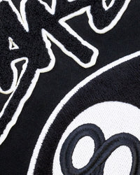 Stüssy 8 Ball Chenille Hoodie Black