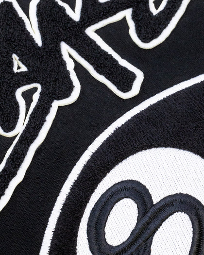 Stüssy 8 Ball Chenille Hoodie Black