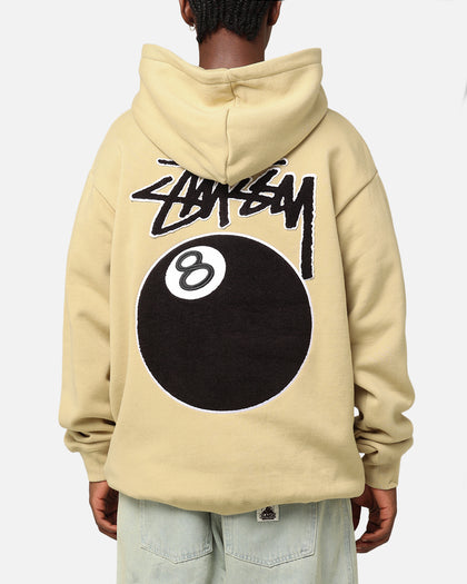 Stüssy 8 Ball Chenille Hoodie Khaki