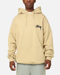 Stüssy 8 Ball Chenille Hoodie Khaki