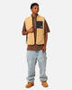 Stüssy 8 Ball Sherpa Reversible Vest Tan