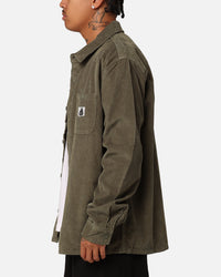 X-Large Corduroy Authentic Long Sleeve Work Shirt Military