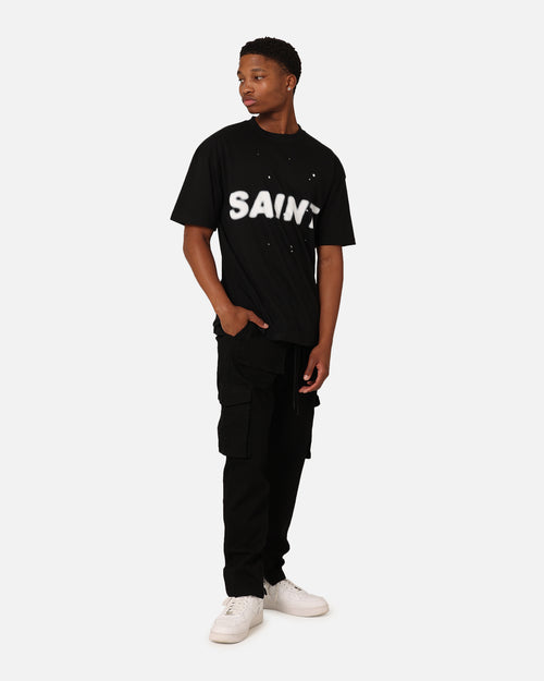 Saint Morta Faded T-Shirt Black
