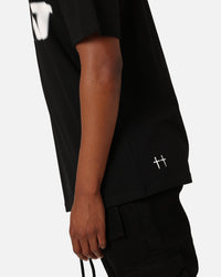 Saint Morta Faded T-Shirt Black