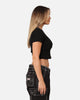 Stussy Women's 8 Ball Baby T-Shirt Black