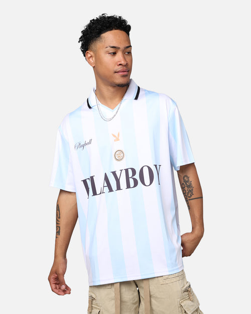 Playboy By Culture Kings Bunny Soccer Jersey Blue/White