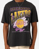 Mitchell & Ness Los Angeles Lakers Brush Off 2.0 T-Shirt Faded Black