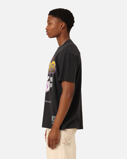 Mitchell & Ness Los Angeles Lakers Brush Off 2.0 T-Shirt Faded Black