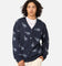 Majestic Athletic Los Angeles Dodgers Shaggy Knit Varsity Cardigan French Navy