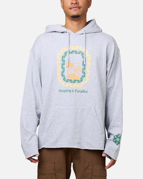 Overtime Paradise Palms Hoodie Grey