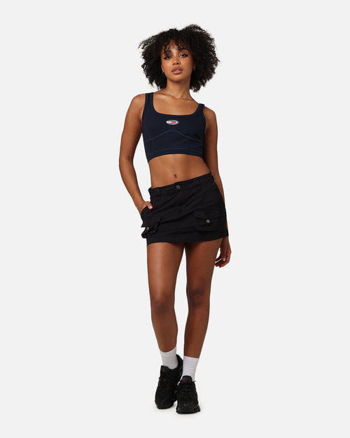 Tommy Jeans Women's Archive Bralette Crop Top Dark Night Navy
