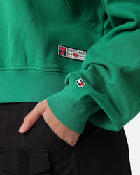 Tommy Jeans Women's TJW Archive Games Crewneck Green Malachite