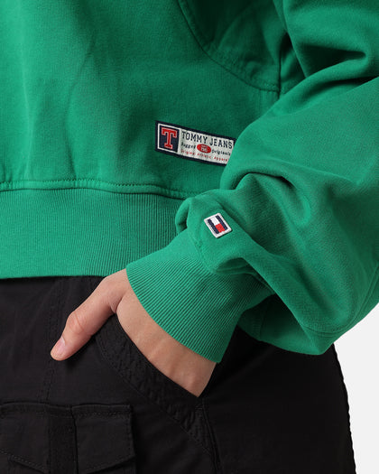 Tommy Jeans Women's TJW Archive Games Crewneck Green Malachite