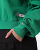 Tommy Jeans Women's TJW Archive Games Crewneck Green Malachite
