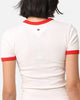 Tommy Jeans Women's TJW Archive Games Ringer T-Shirt Ancient White