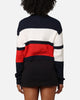 Tommy Jeans Women's TJW Colourblock Badge Sweater Ancient White/Multi