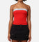 Tommy Jeans Women's Logo Taping Tube Top Deep Crimson