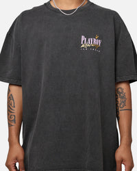 Playboy By Culture Kings Pacemaker T-Shirt Washed Black