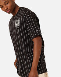 New Era Las Vegas Raiders Pinstripe Champions T-Shirt Black