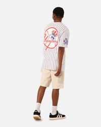 New Era New York Yankees T-Shirt White Pinstripe