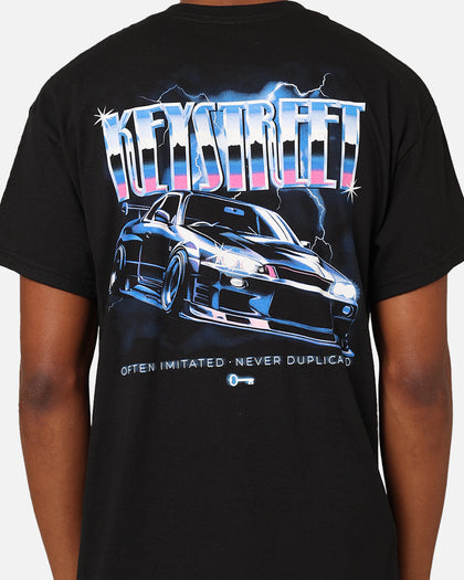 Key Street Air Brushed T-Shirt Black