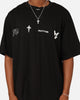 The Anti Order Stacked Logo Baggy T-Shirt Black