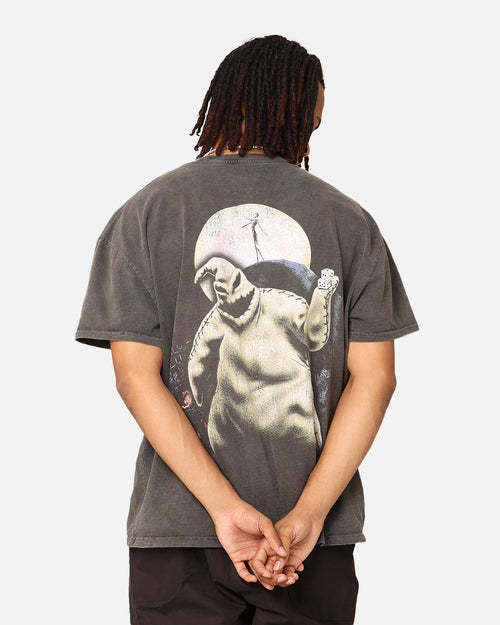 73Studio X The Nightmare Before Christmas Lock Shock & Barrel Heavyweight Vintage T-Shirt Black Wash