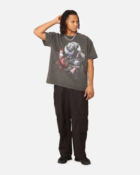 73Studio X The Nightmare Before Christmas Lock Shock & Barrel Heavyweight Vintage T-Shirt Black Wash
