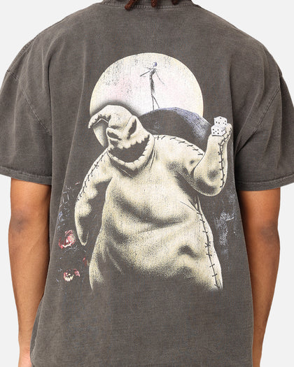 73Studio X The Nightmare Before Christmas Lock Shock & Barrel Heavyweight Vintage T-Shirt Black Wash