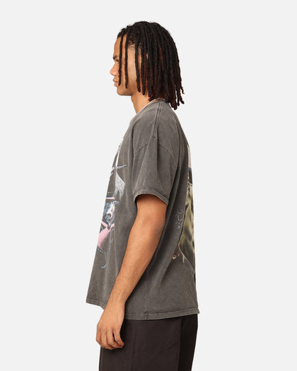 73Studio X The Nightmare Before Christmas Lock Shock & Barrel Heavyweight Vintage T-Shirt Black Wash