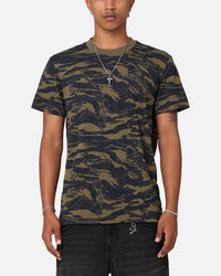 G-Star Tiger Camo T-Shirt Olive Camo
