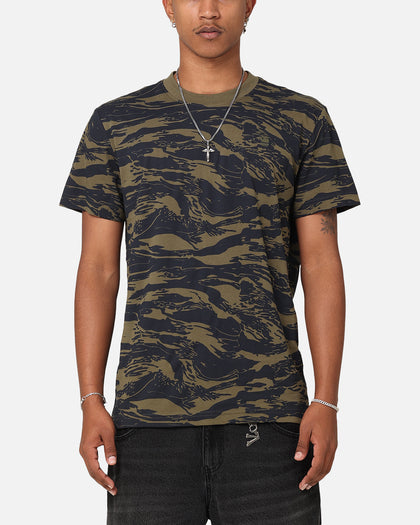G-Star Tiger Camo T-Shirt Olive Camo
