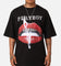 Playboy Diamanté Lips T-Shirt Black