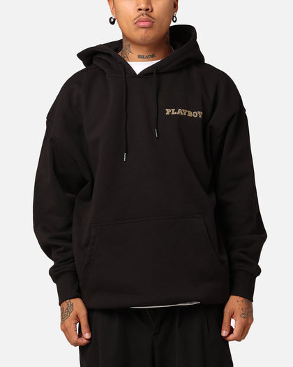 Playboy Diamanté Hoodie Black