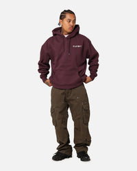 Playboy Diamanté Hoodie Plum